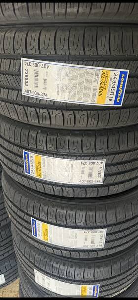 Goodyear 407005374 Assurance As 245/45r18 96v Tire Set Of 4 New Tires Item 407-005-374