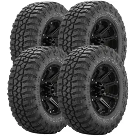 35x12.50r17lt Goodyear 753011001 Qty 4 Wrangler Boulder Mt 121q Lre White Letter Tires