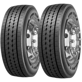 756048035 Goodyear Qty 2 215/75r17.5 Kmax S Gen2 126m Lrg Black Wall Tires