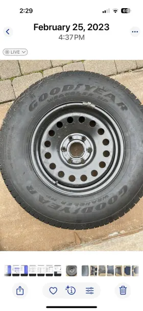 70r17 Goodyear R265/70r17 New Spare Tire Never Used. R265/70r17. Pickup Only Atx