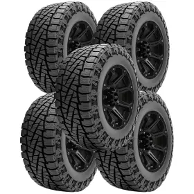 Gat010 Gripmax Qty 5 275/55r20 Maxgrip A/t 117h Xl Black Wall Tires