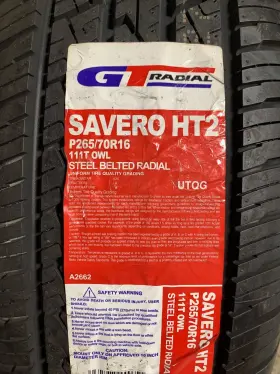 A2662 Gt Radial 4 New 265 70 16 Savero Ht2 Tires