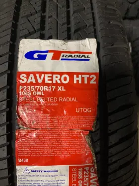 B438 Gt Radial 1 New 235 70 17 Savero Ht2 All Season Tire