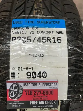 1014367 Hankook 205/45r16 83h Ventus V2 Concept