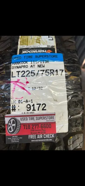 75r17 Hankook 715459552443 Lt 225/75r17 116/113r Dynapro Atm