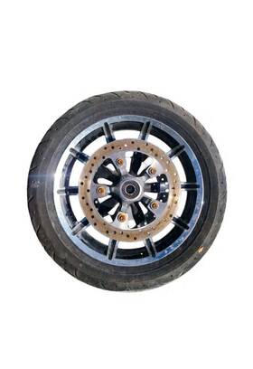 Harley-davidson D408f Dunlop 130/80b 17 Blackwall Front Inch Impeller Rim Harley-davidson As Is