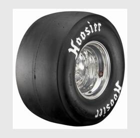 Hoosier 18036pro9 Jr. Dragster Racing Slick 18x9-8 Bias Ply White Letter Eac