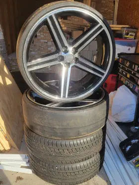 6164381140 Irocs Rims 26inch Rims& Tires. 3 Out Of 4 Tires New. All Hold Air. No Welds.no Shakes