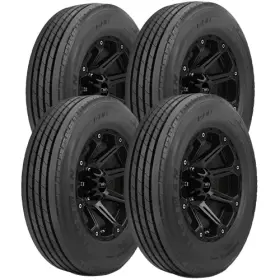 70r22.5 Ironman 86211 Qty 4 255/70r22.5 I-181 140/137m Lrh Black Wall Tires