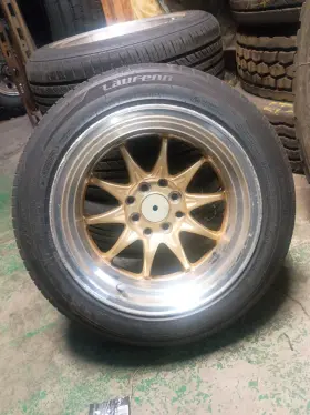 18510102534 Jnc Jnc003 15x8 4x100 4x114.3 4 New Laufenn G Fit As 195/55r15