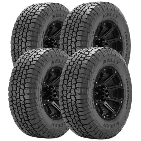 357076343 Kelly Qty 4 Lt275/60r20 Safari At 123/120s Lre Black Wall Tires