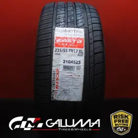 2104523 Kumho 1 One Tire Brand New Ecsta Lx Platinum 235/55r17 235/55/17 Zr17 #84960