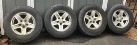 1016605 Laufenn Qty 4 265/65r17 X Fit At 112t Sl Black Wall Tires With Rims Dodge 5 Lug