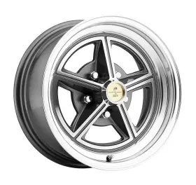 1007lw17 Legendary Wheels 1964-73 Mustang Magstar Ii 15x7 5x4.5 4.25 Bs Gloss Black