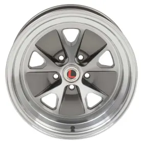 1007lw2 Legendary Wheels 1964-73 Mustang Styled 16x8 5x4.5 4.5 Bs Charcoal
