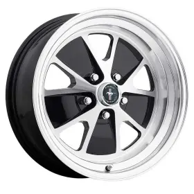 1007lw6 Legendary Wheels 1964-73 Mustang Styled 17x7 5x4.5 4.25 Bs Gloss Black