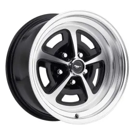 A95507540 Legendary Wheels Magnum 500 15x7 5x4.5 4.25 Backspace Gloss Black 1962-77