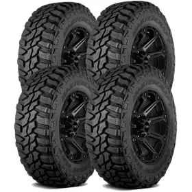 37x13.50r20 Mastercraft 175070008 Qty 4 Courser Mxt 127q Load Range E Black Wall Tires