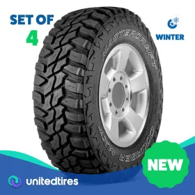 37x12.5r20 Mastercraft 175072008 Set Of 4 New Lt Courser Mxt 126p