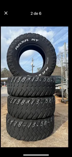 38x13.50r20 Maxxis 19393932 Set 10pr M/t Good Price For You Only 4