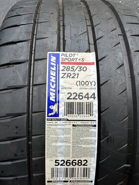 Michelin 22644 Brand New Pilot Sport 4s 285/30/21