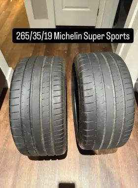 35r19 Michelin 33791 Pilot Super Sport 265/35r19 Star Spec. 95% Tread. Sold As Paid 1 Pair