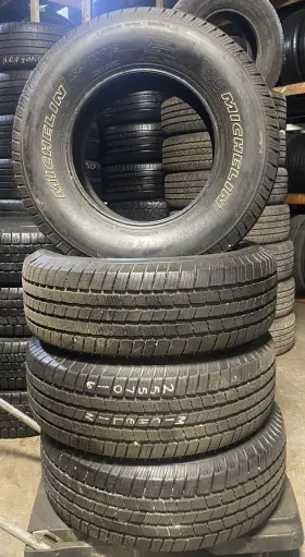 70r16 Michelin 42587 High Tread Defender Ltx M/s White Letter Tires 255/70r16 111t 11/32