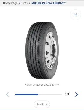 76807 Michelin Xza2 Tires 295/80-22.5 Set Of 6
