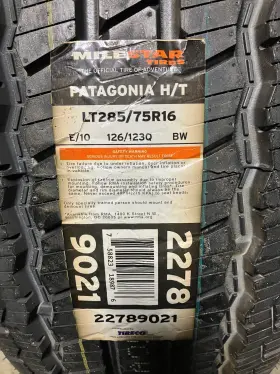 22789021 Milestar 2 New Lt 285 75 16 Lre 10 Ply Patagonia H/t All Season Tires