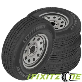 75r14 National Nrm37 4 Road Max St 205/75r14 105/101m Travel / Utility Boat Trailer Load D