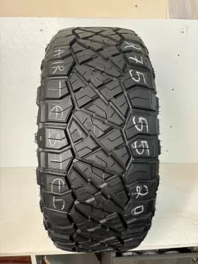 12002305 Nitto 1 Tire Lt 275 55 20 Ridge Grappler 100% Tread No Repairs 117t 12002305 Nitto 1 Tire Lt 275 55 20 Ridge Grappler 100% Tread No Repairs 117t