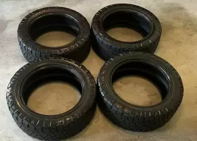 217500 Nitto Pair Of Gently Used Ridge Grappler Tires Lt285/55 R22 Tire