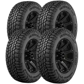T432837 Nokian Qty 4 Lt285/75r18 Outpost Nat 129/126s Lre Black Wall Tires