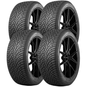 Tf00030 Nokian Qty 4 255/50r19 Hakkapeliitta R5 Ev 107r Xl Black Wall Tires
