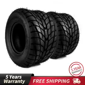 26gh26 Others Set Of Two Atv Tires 18x9.5-8 18x9.5x8 4pr Tl Dot Approved For Quad Applications