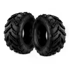 46ui52l56 Others Set Of 2 25x10-12 Atv Tires 25x10x12 6ply Heavy Duty Utv All Terrain