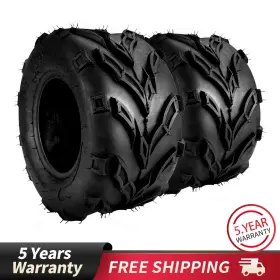 Fgh4j525 Others Pair Of 2 16x8-7 16x8x7 Atv Tires With 4 Ply Z-120 Pattern Tubeless For