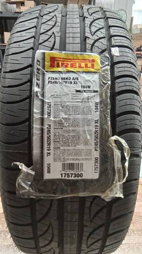 Pirelli 1757300 P Zero Nero All Season P245/50r19 Zr Xl 104w High Performance