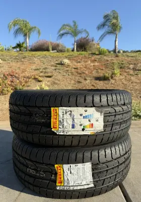 2331700 Pirelli Set Of Two Brand New 225/40r19 89w P Zero Run Flat Rft Star Bmw Tires