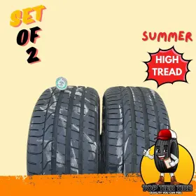 91y-9.75 Pirelli 2490400 Like New Set Of 2 245/35/r20 Pzero 91y-9.75/32
