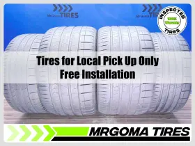 2644500 Pirelli Set Of 4 P Zero Tm Pz4 L Xl Used Tires 80% Life 255/30/20 And 355/25/21