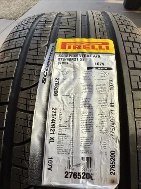 2765200 Pirelli New 1 Scorpion Verde All Season Tire 275/40r21 Xl 107v
