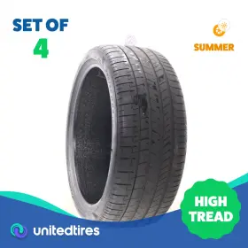 2953523 Pirelli 295/35/23 295 35 23 Set Of 4 Used 295/35r23 P Zero Pz4 Elect Seal Inside 108y - 8/32