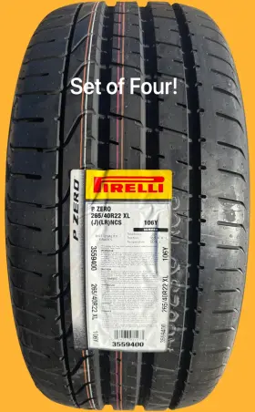3559400 Pirelli Four Brand New 265/40r22 106y P Zero J Lr Noise Canceling Pncs Tires