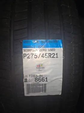 3976200 Pirelli Scorpion Zero All Season 275/45r21 Tire Dot 1825