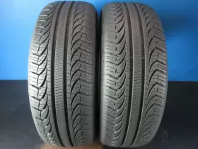 6489546 Pirelli 2 Used P4 Four Seasons Plus 205 60 16 10-11/32 And 9-10/32 Tread P144