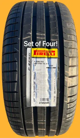 Pirelli-2745000 Pirelli Set Of Four Brand New 285/45r21 P Zero Pz4 Run Flat Rft Bmw X7 Tires Pirelli-2745000 Pirelli Set Of Four Brand New 285/45r21 P Zero Pz4 Run Flat Rft Bmw X7 Tires