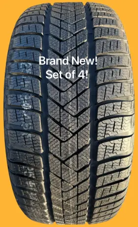 4248500 Pirelli Four New 235/35r20 Winter Sottozero 3 T0 Tesla M3p Pncs Elect Snow Tires