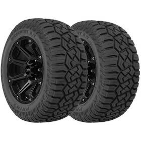 Prinx 9315250056 Qty 2 33x12.50r22lt Hicountry R/t 114q Load F Black Wall Tires