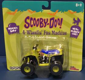 Racing Champions 76296 Cartoon Network Polaris Scooby-doo 4-wheelinft Fun Atv Machine Rubber Tire Nip